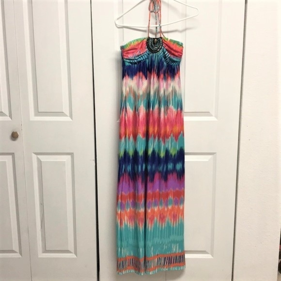 HeartSoul Dresses & Skirts - Heart Soul Maxi Dress Size S Bright Multi Color
